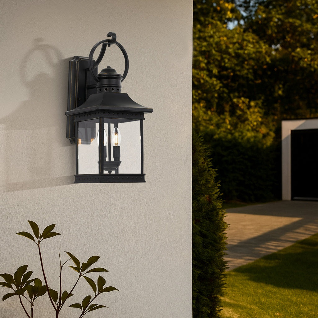 FERGUS | Black Exterior Wall Light
