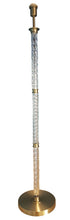 FL 1889 Crystal Twist base floor lamp