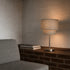 GISELE | Nickel & Grey Table Lamp