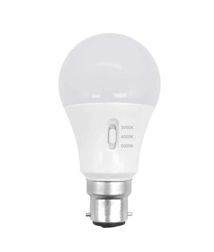 GLOBE LED BC GLS DIMM TRI 10W 3K/4K/5K FR Wh 930 Lm
