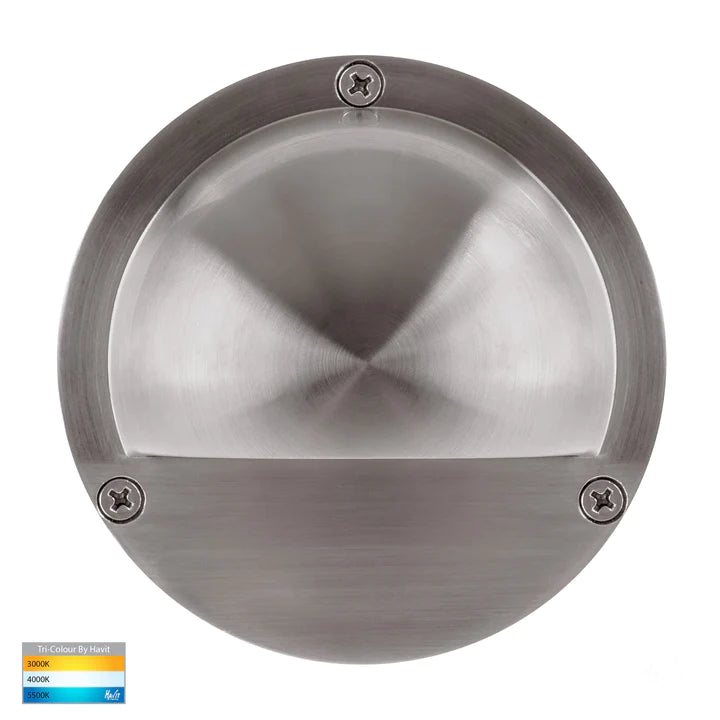 Pinta 316 Stainless Steel Surface Mounted Eyelid Step Light 240v  K102