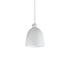 HOLLY P123 WHT/OPAL white marble opal glass pendant