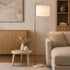 INGRID | White & Gold Floor Lamp