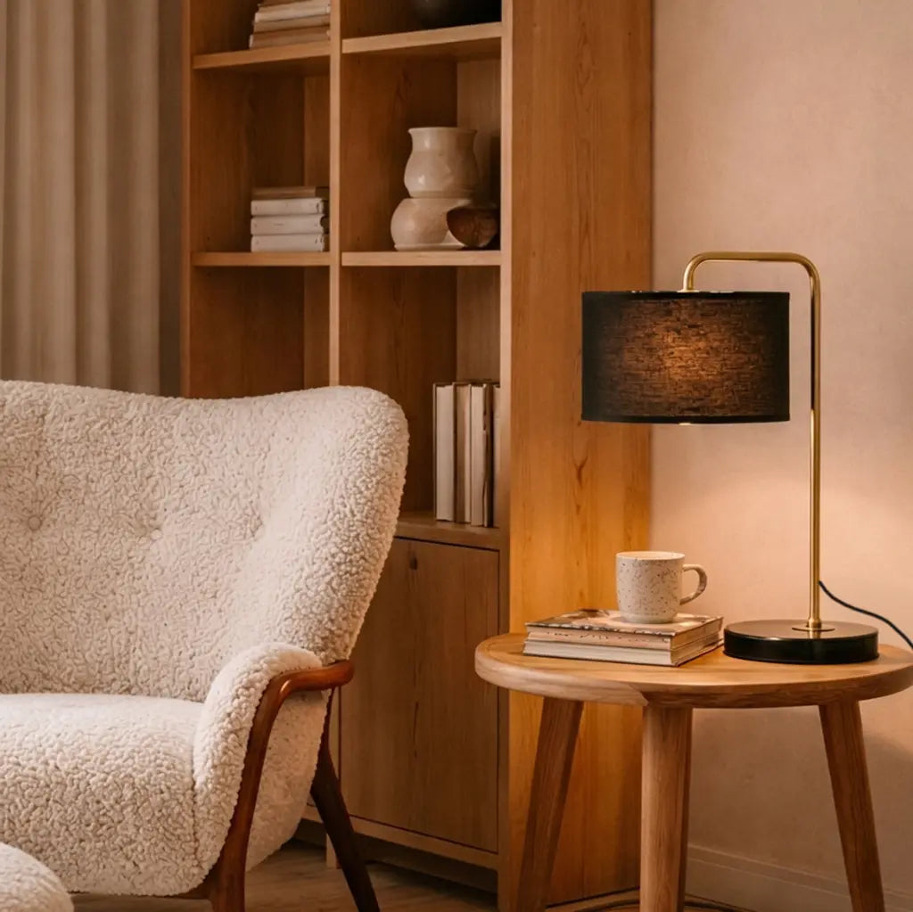 INGRID | Black & Gold Table Lamp