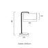 INGRID | White & Gold Table Lamp