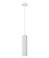 KOLONNE2 | White Ribbed Pendant