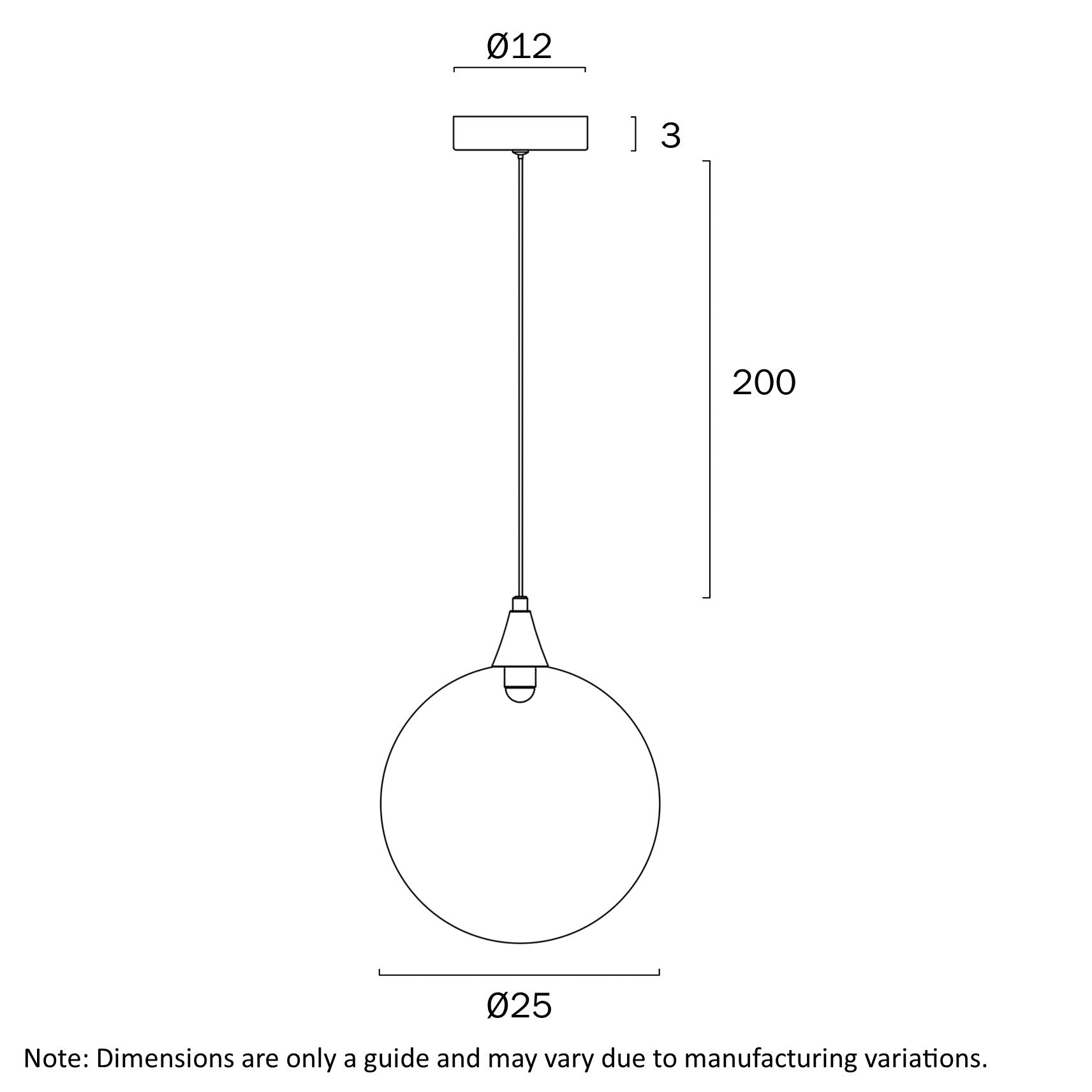 KUPLA 1 LIGHT PENDANT - CHAMPAGNE