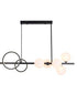 Lewis 2 Ring LED Pendant w- 5 opal Balls G9 - B13