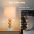 CARA | White & Wood Table Lamp