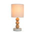 CARA | White & Wood Table Lamp