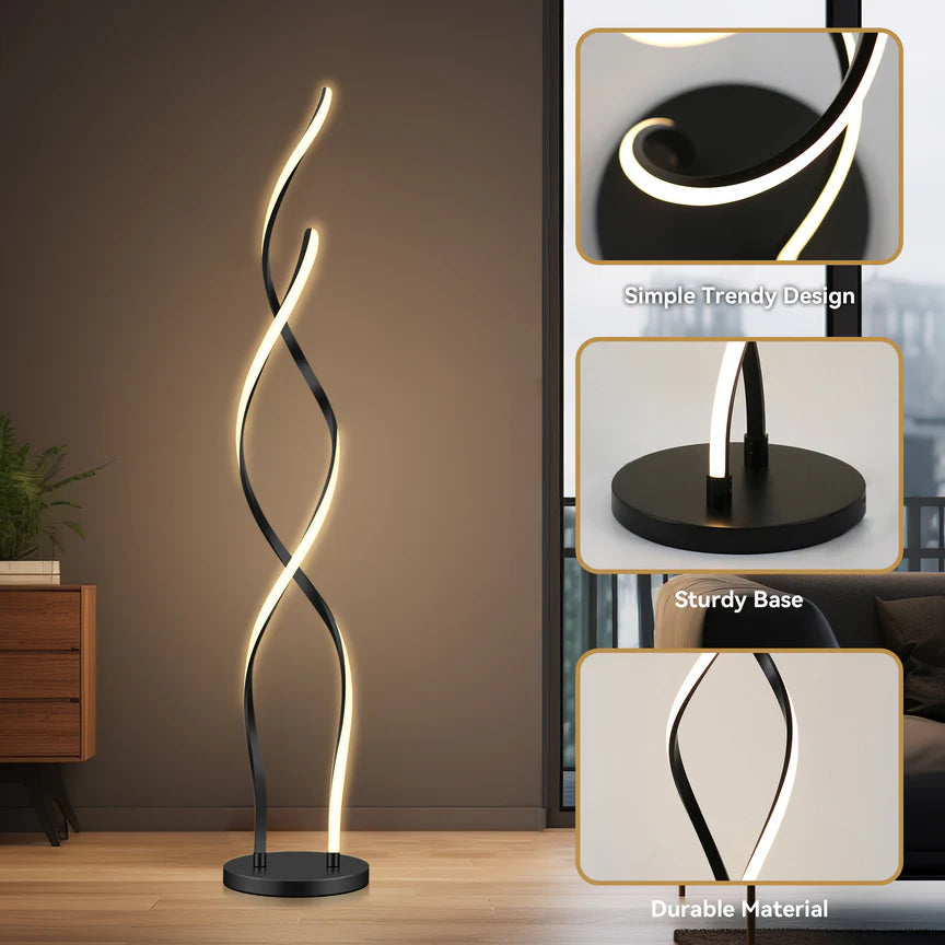 Acropora Led Floor Lamp Black