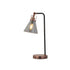 Conea Table Lamp - Antique copper | Smoky Glass shade