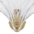 AURORA | Clear & Gold Wall Light