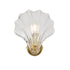 AURORA | Clear & Gold Wall Light