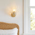 AURORA | Clear & Gold Wall Light