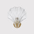 AURORA | Clear & Gold Wall Light
