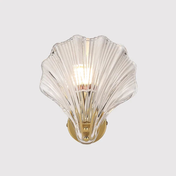 AURORA | Clear & Gold Wall Light