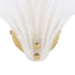 AURORA | Frosted & Gold Wall Light