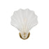AURORA | Frosted & Gold Wall Light