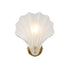 AURORA | Frosted & Gold Wall Light