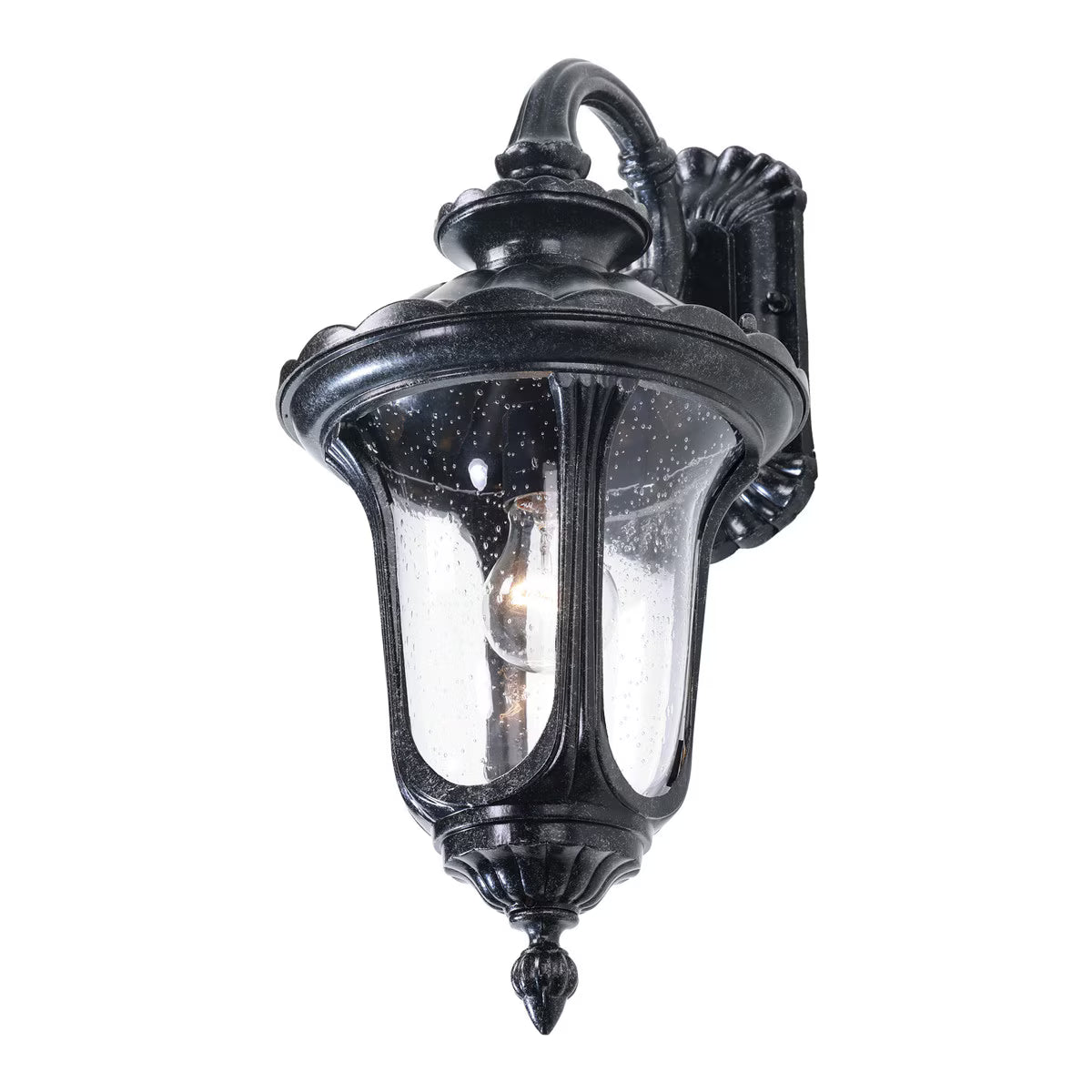 WATERFORD | Antique Black Exterior Wall Light - Small