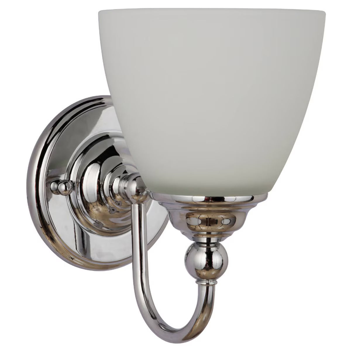Nova 1 Light Wall Bracket Chrome/Opal