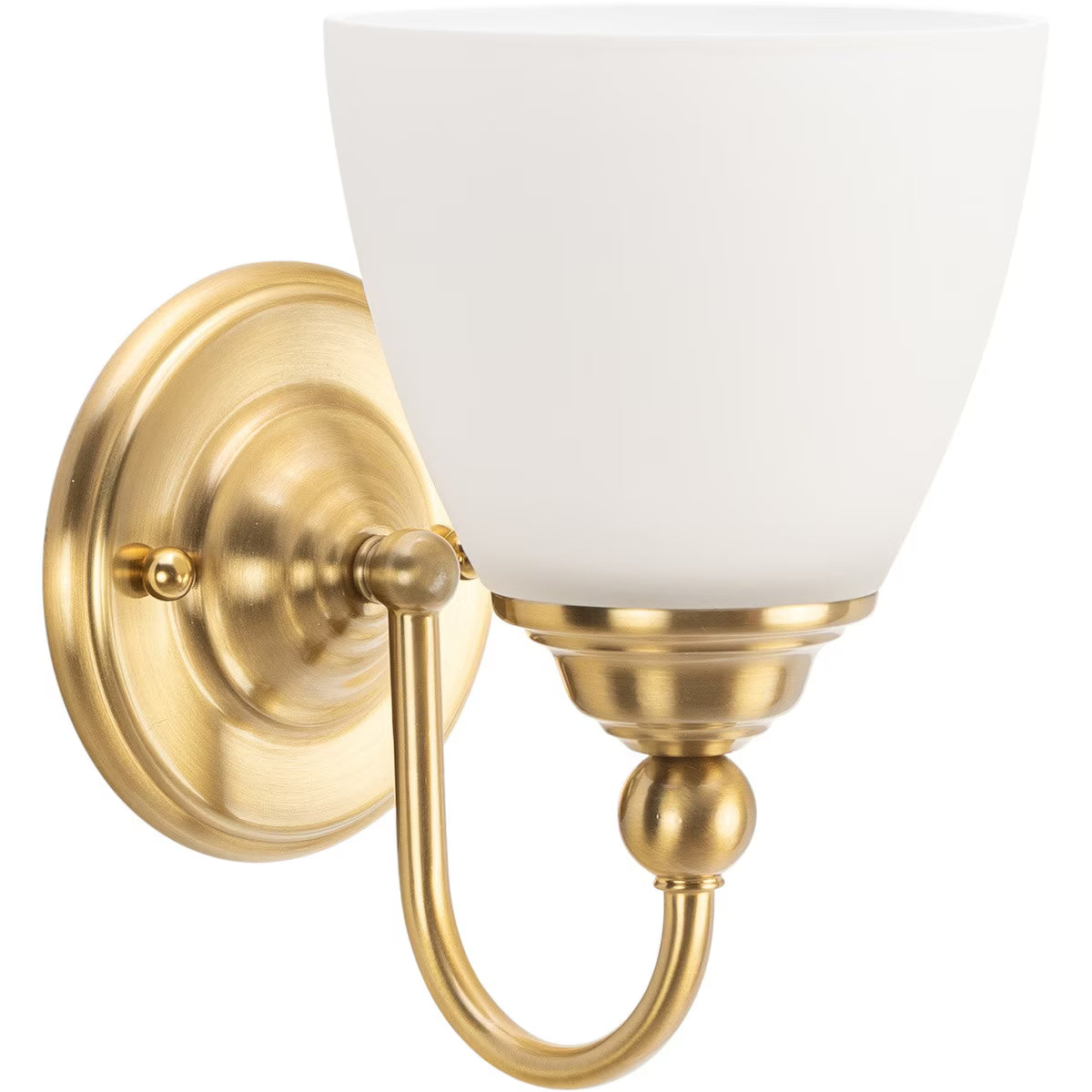 Nova 1 Lt Wall Bracket Light Satin Brass