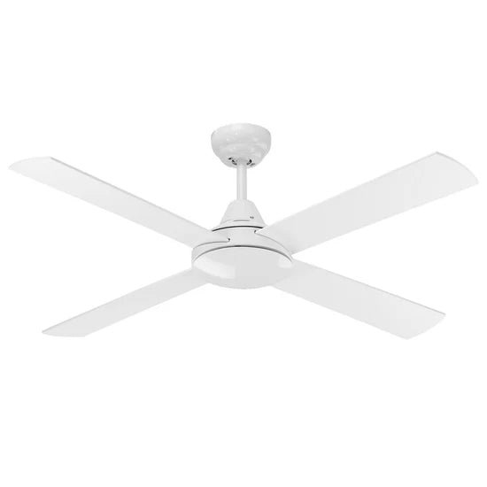 Lonsdale 48' (1200mm) White Ceiling Fan - No Light