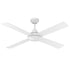 Lonsdale 48' (1200mm) White Ceiling Fan - No Light