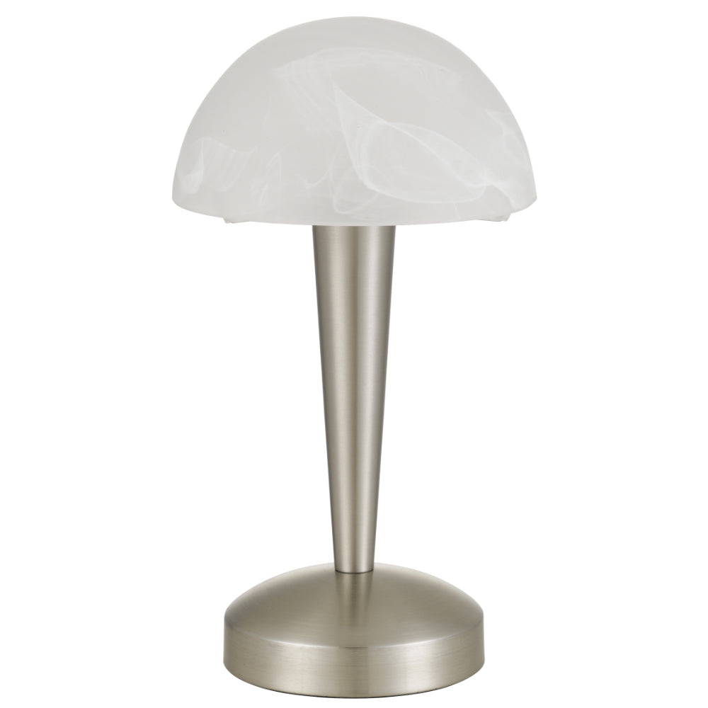 MANDEL | Nickel & Alabaster Glass