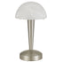 MANDEL | Nickel & Alabaster Glass
