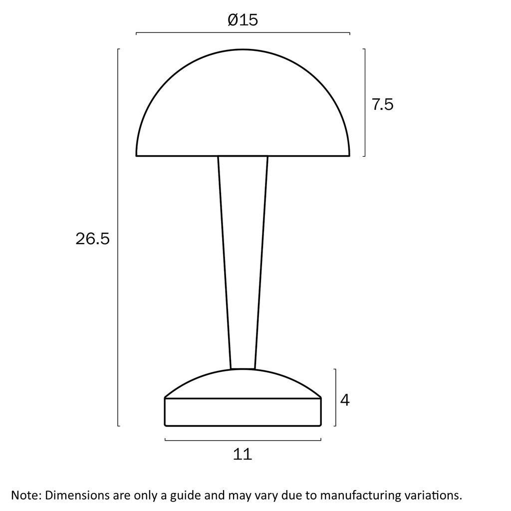 MANDEL | White Touch Lamp