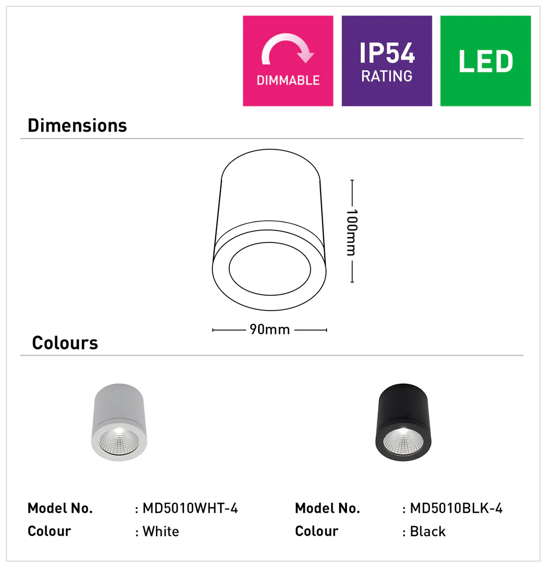 COOPER 10W COB 4000K