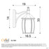 HIGHGATE DOWN | Primrose Exterior Wall Light