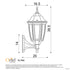 HIGHGATE UP | Primrose Exterior Wall Light
