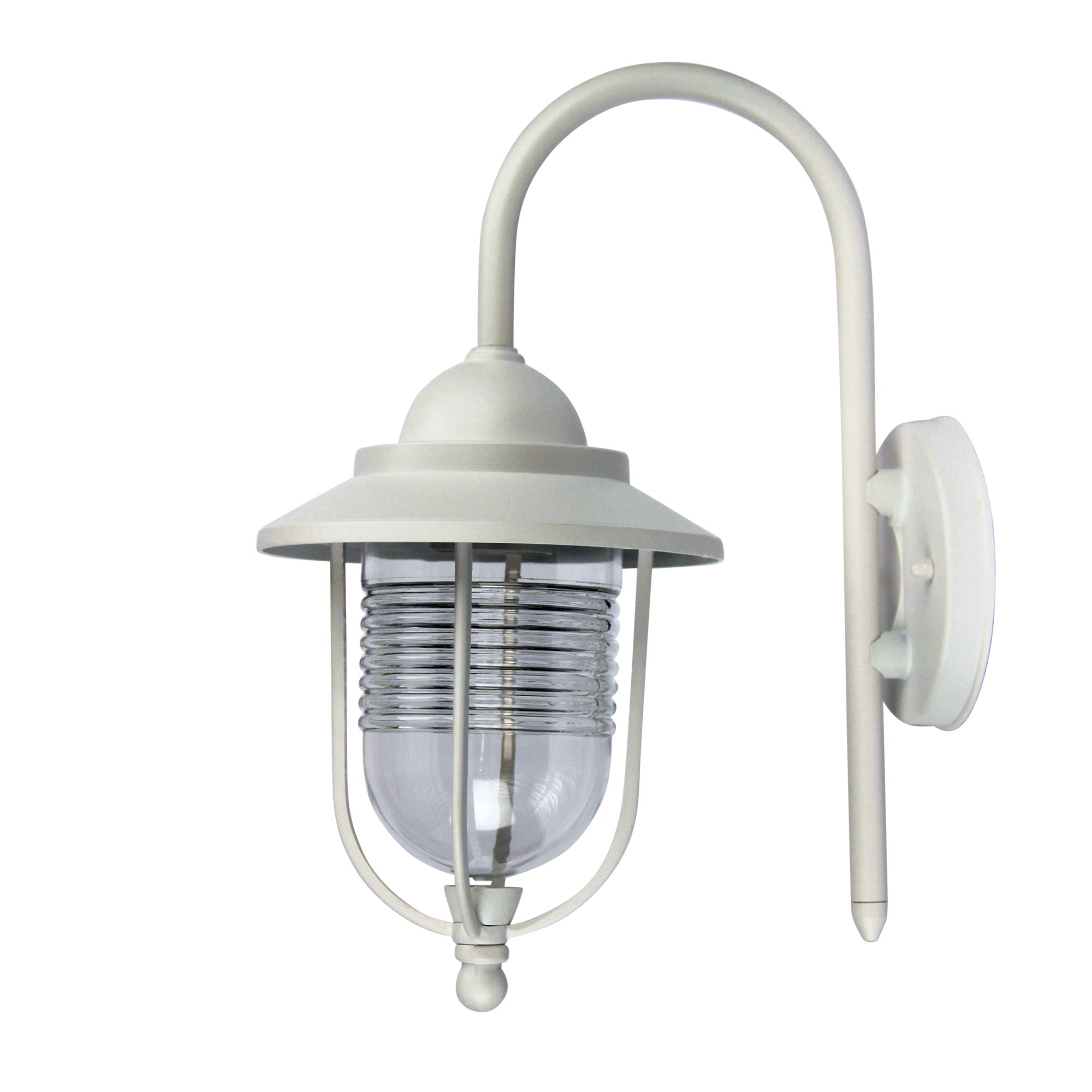 DOMO | White Exterior Wall Light