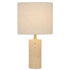POLANO | Travertine and Ivory Table Lamp