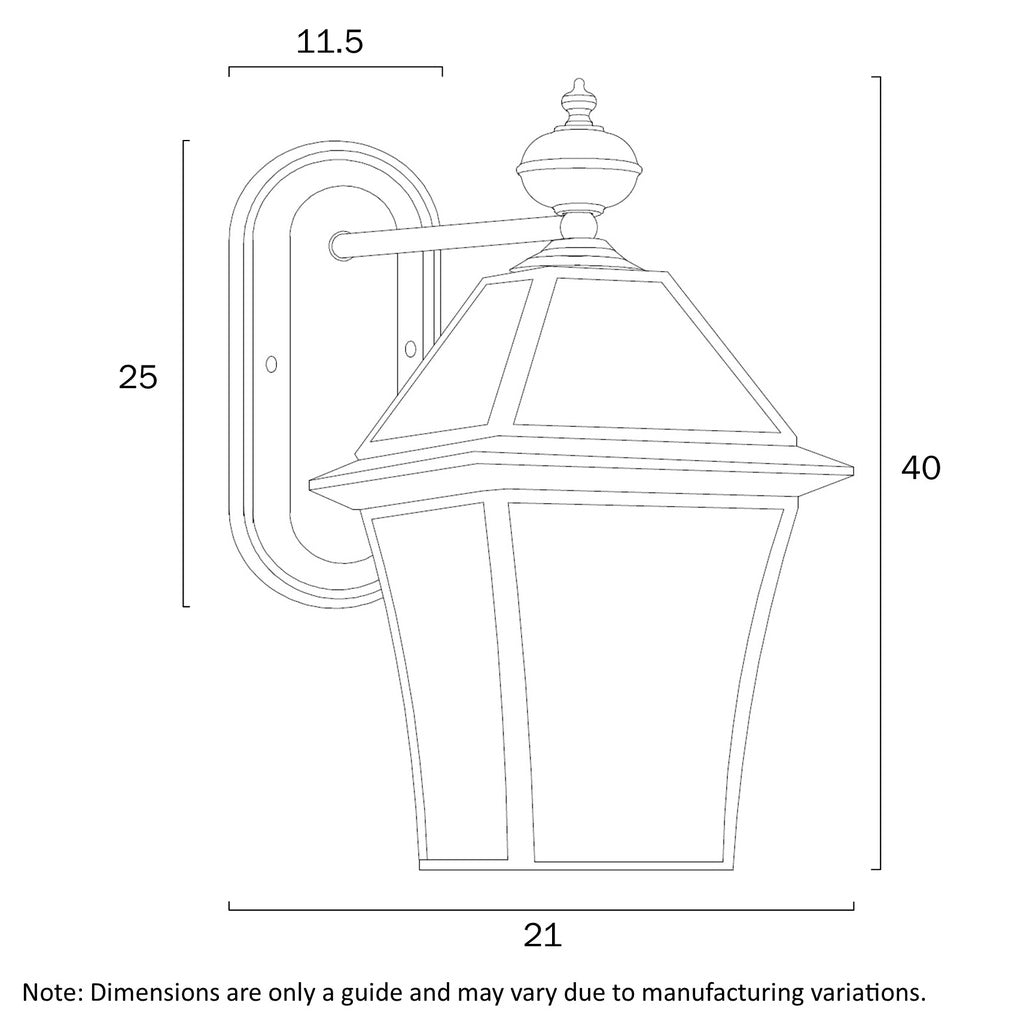 RYE 20 | Antique Brass Exterior Wall Light