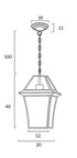 RYE 20 | Antique Brass Pendant