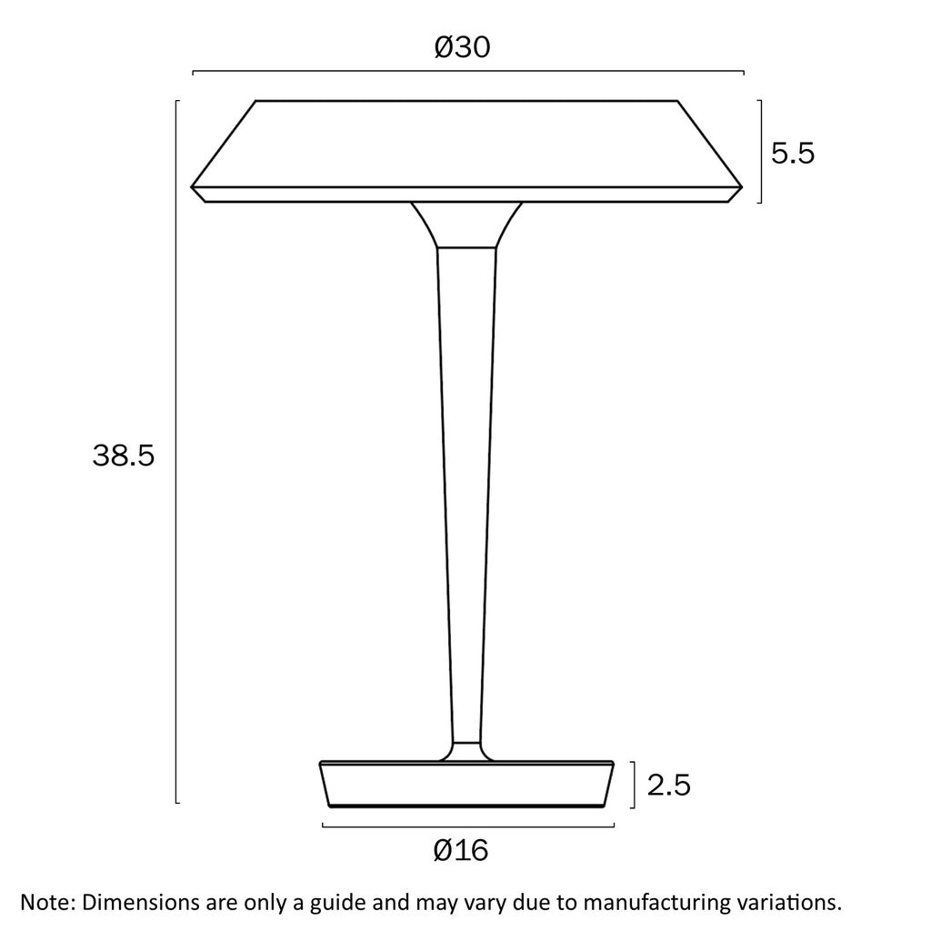 TEATRO | Nickel LED Table Lamp
