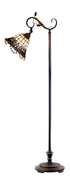 SHELBY | Blue Tiffany Floor Lamp