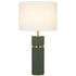 VALDA | Green and Linen Table Lamp