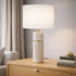 VALDA | Taupe and Linen Table Lamp