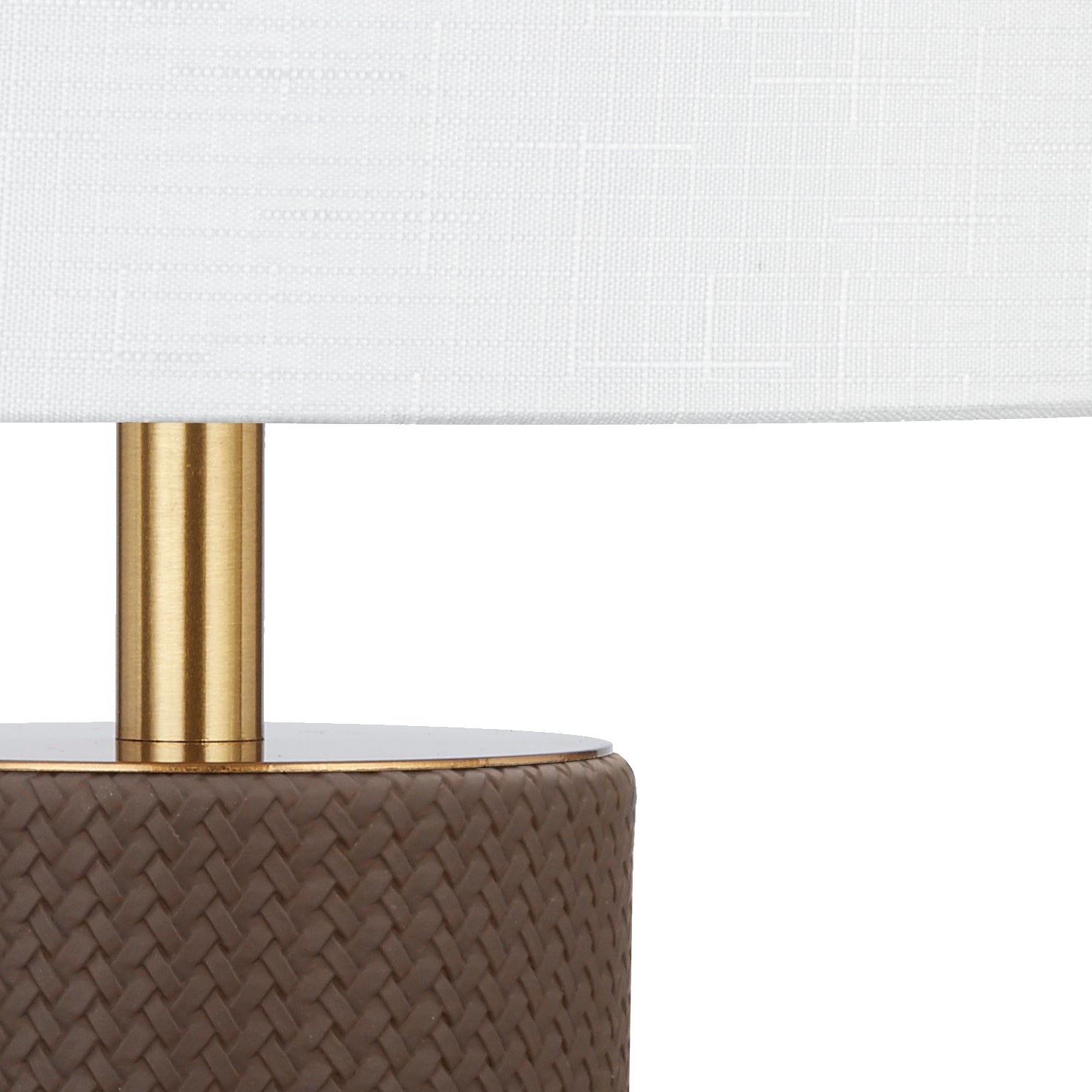 VALDA | Brown and Linen Table Lamp
