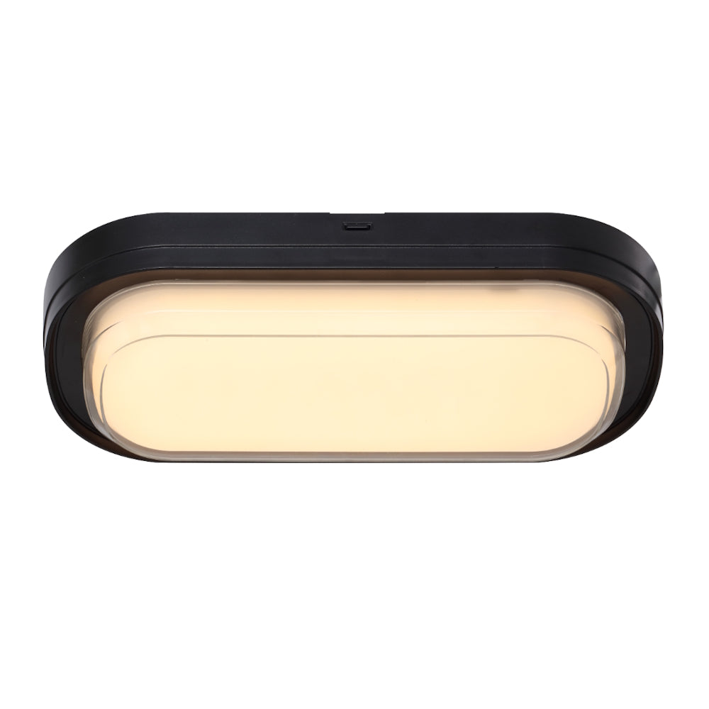 VIGGO | Black LED Outdoor Wall Light