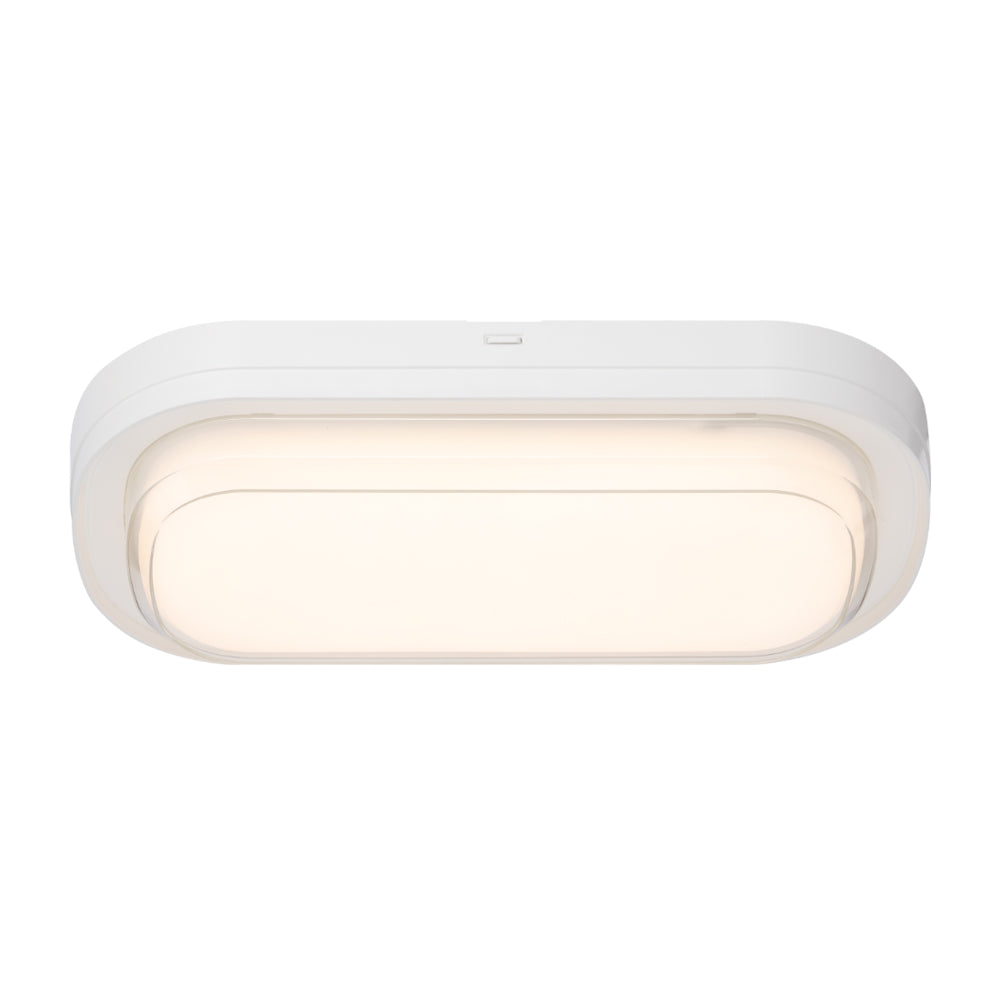 VIGGO RECTANGLE BUNKER LED 16W Tri-colour IP65 1400lm-Black K103