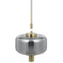 VOLEN 1 LT PDT 8W LED 3000K DIM BLK MATT/GOLD/SMOKE