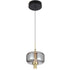 VOLEN 1 LT PDT 8W LED 3000K DIM BLK MATT/GOLD/SMOKE