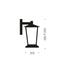 WALTON | Black Exterior Wall Light