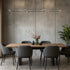ZAFRA | Crystal & Black LED Pendant